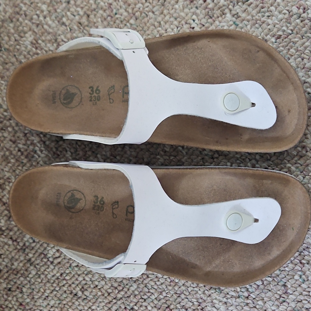 Papilio By Birkenstock White Sandals